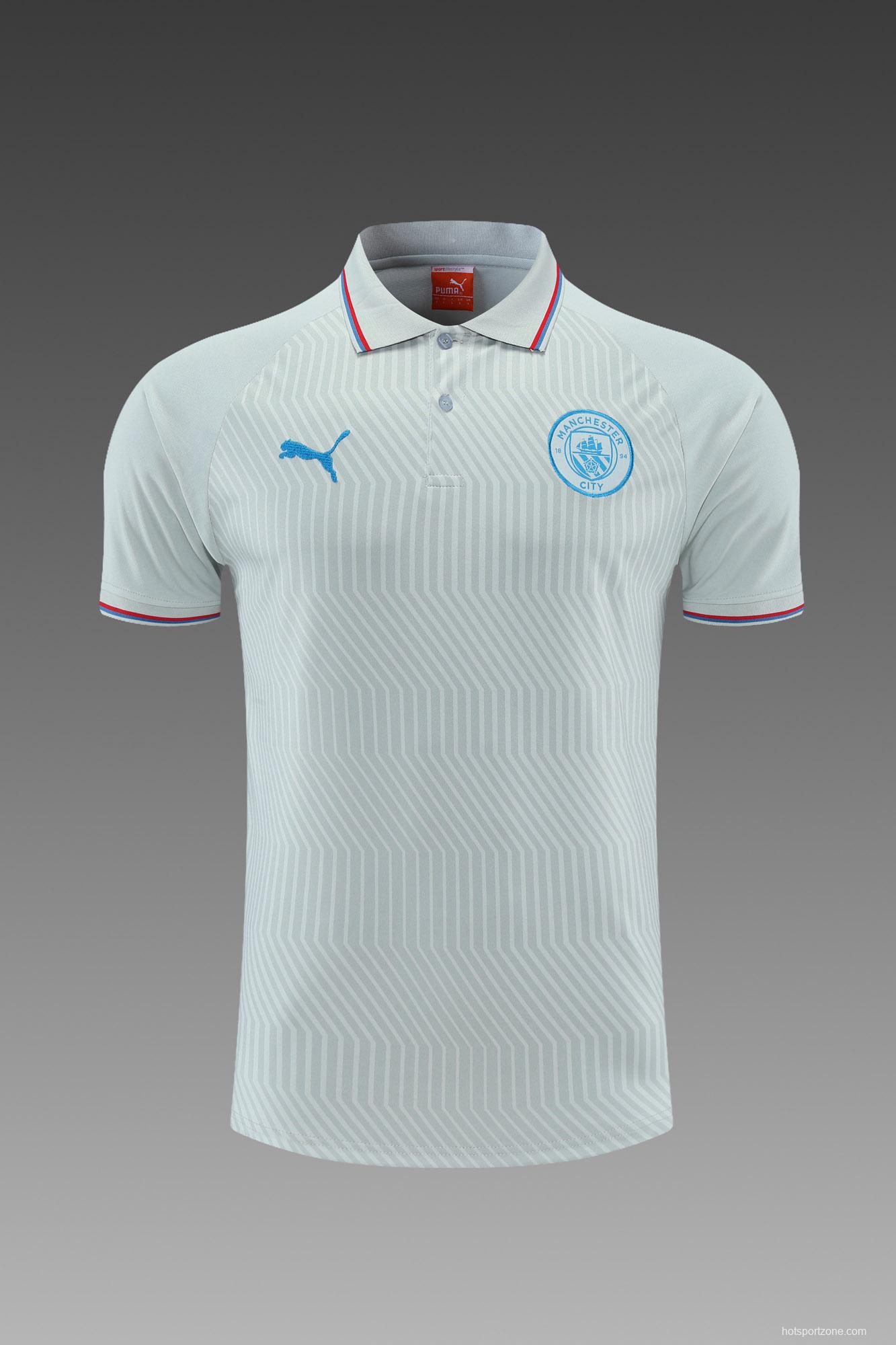 Manchester City POLO kit Light Grey (not supported to be sold separately)