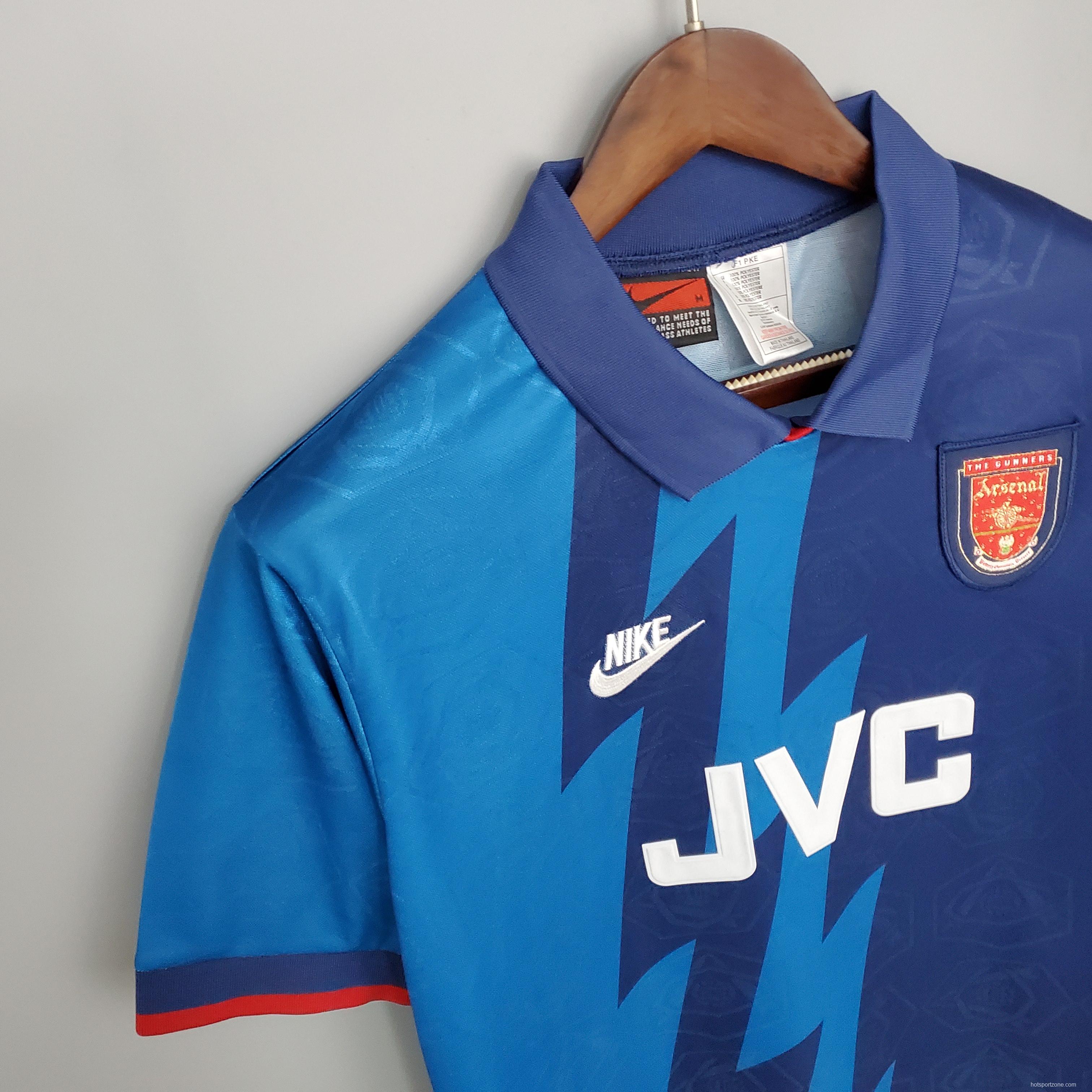 Retro 95/96 Arsenal away Soccer Jersey