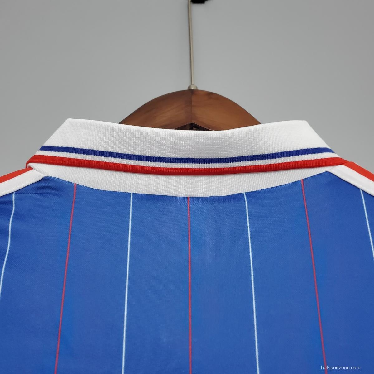 Retro France 1982 home Soccer Jersey