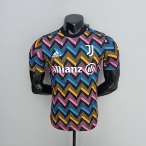 2022 player version Juventus training suit Color Soccer Jersey