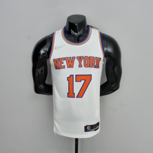 75th Anniversary Lin #17 New York Knicks White NBA Jersey