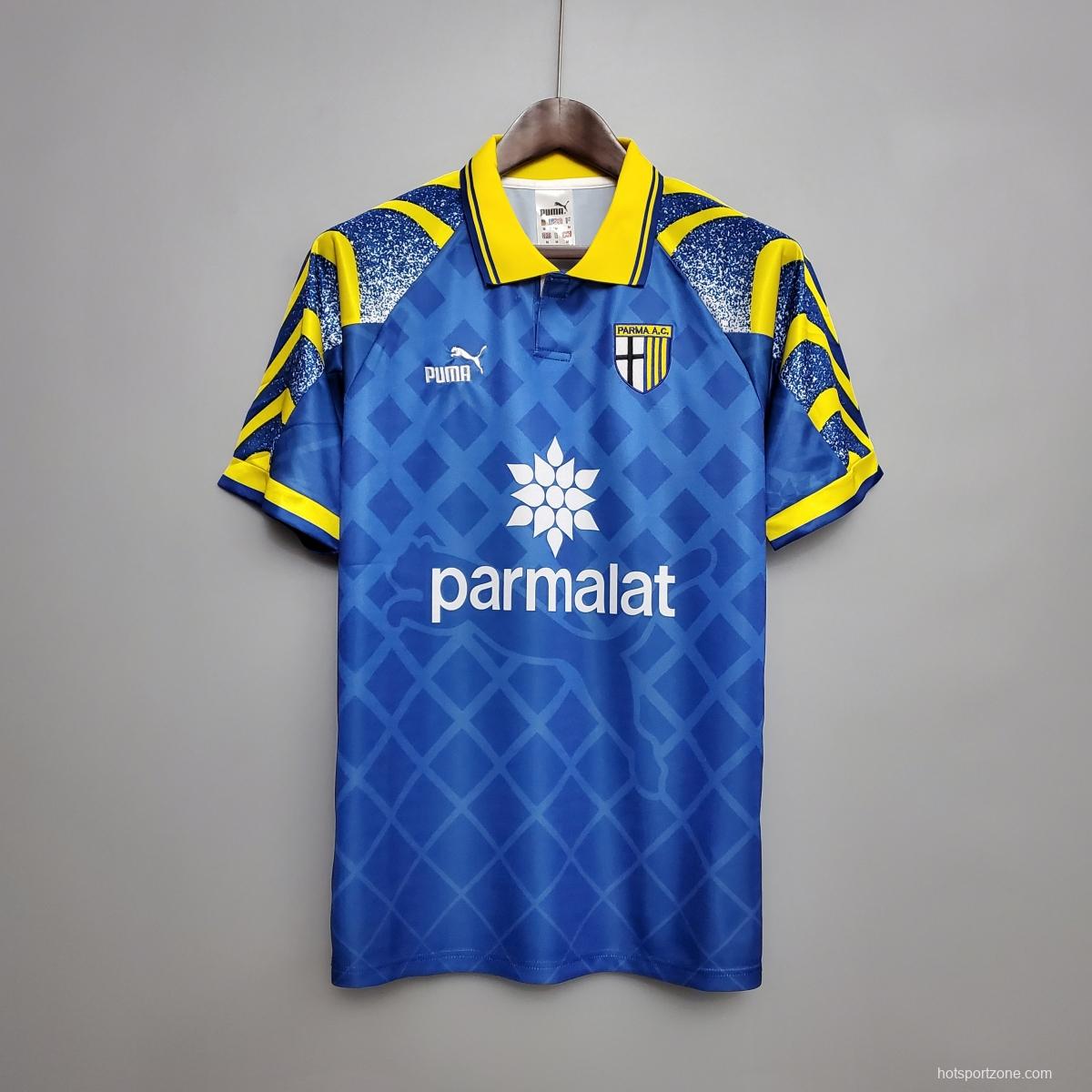 Retro Parma 95/97 Blue Soccer Jersey