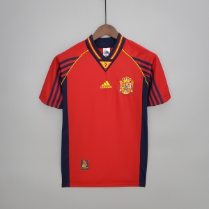 Retro 1998 Spain home Soccer Jersey