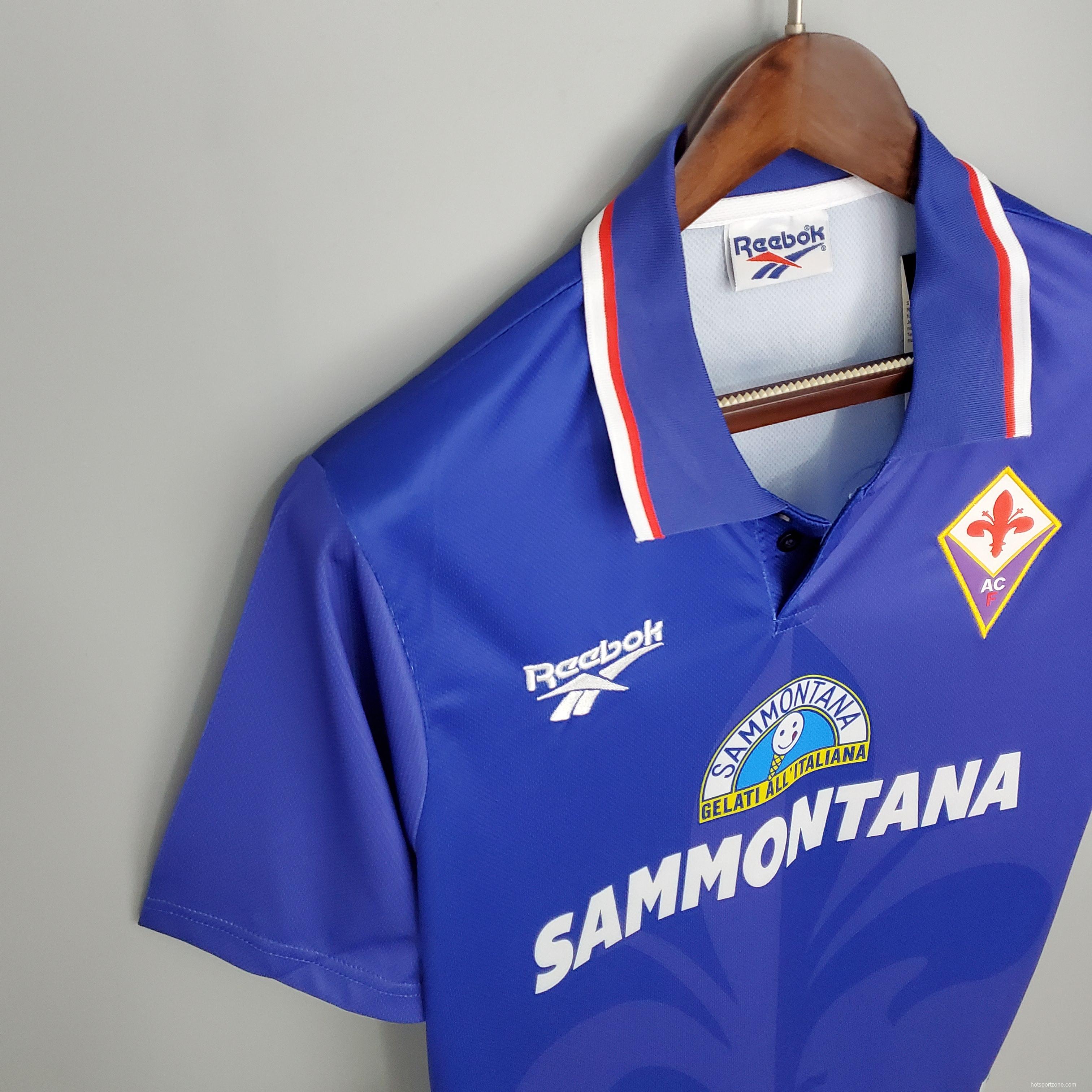 Retro Fiorentina 95/96 home Soccer Jersey