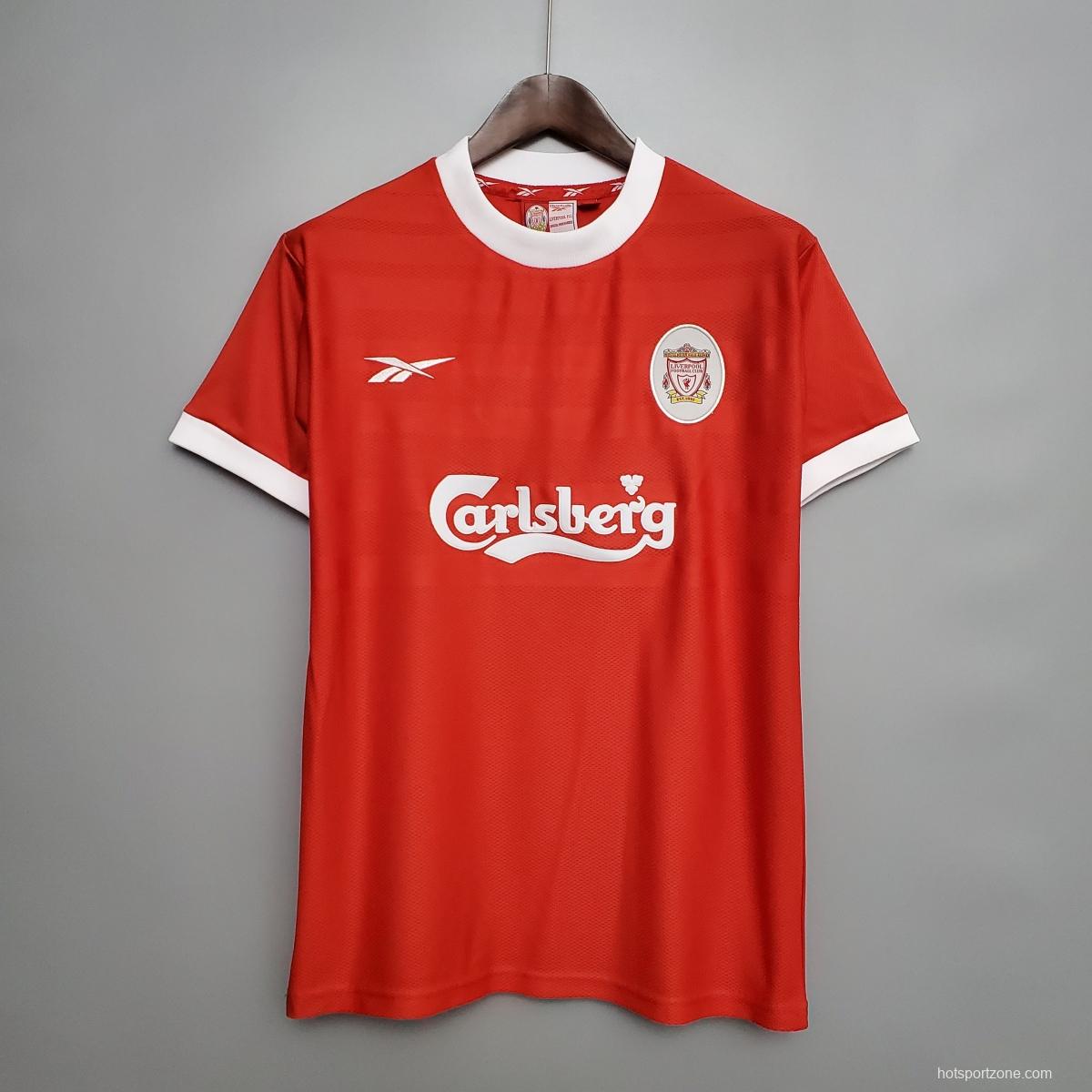 Retro 1998 Liverpool home Soccer Jersey