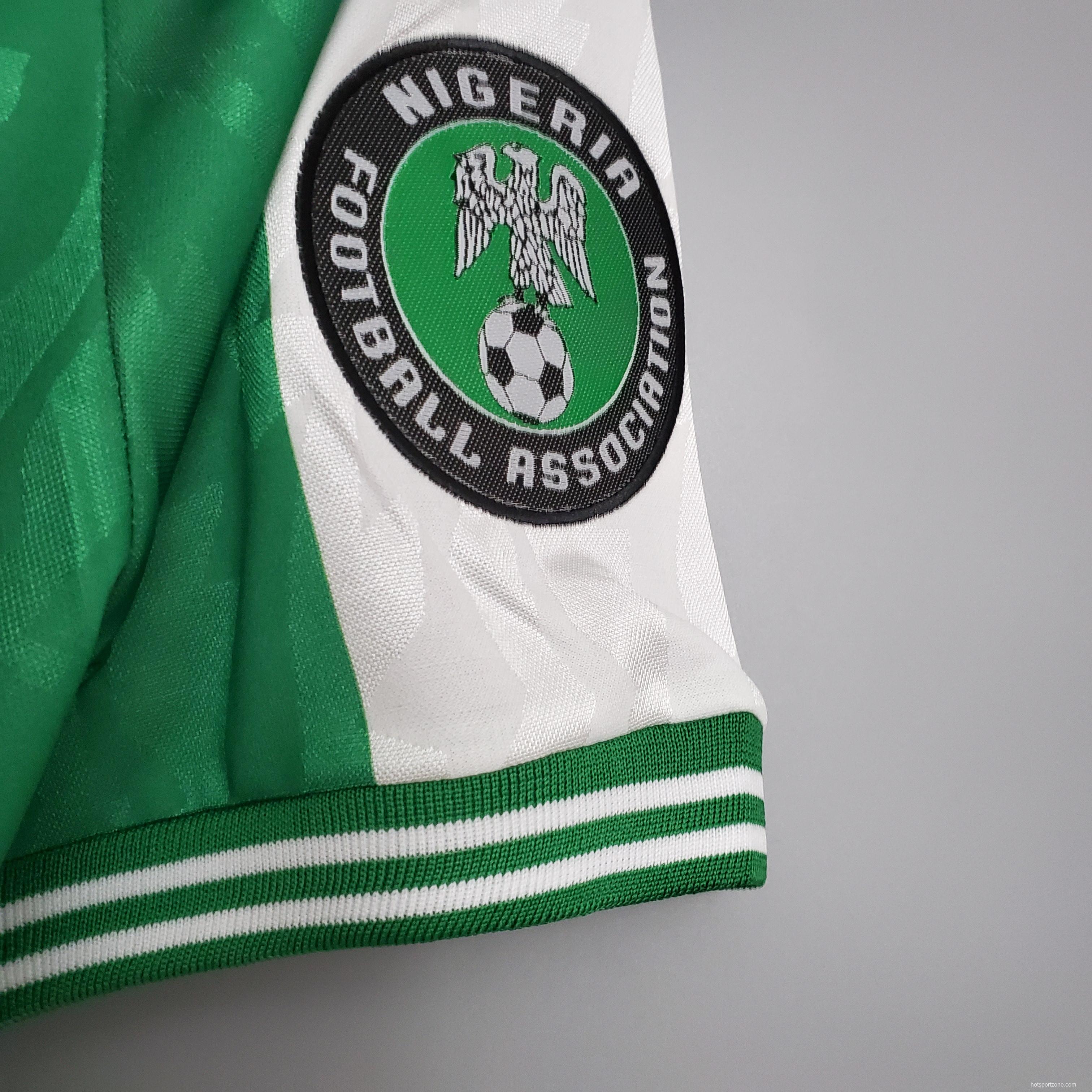 Retro Nigeria 1996 home Soccer Jersey