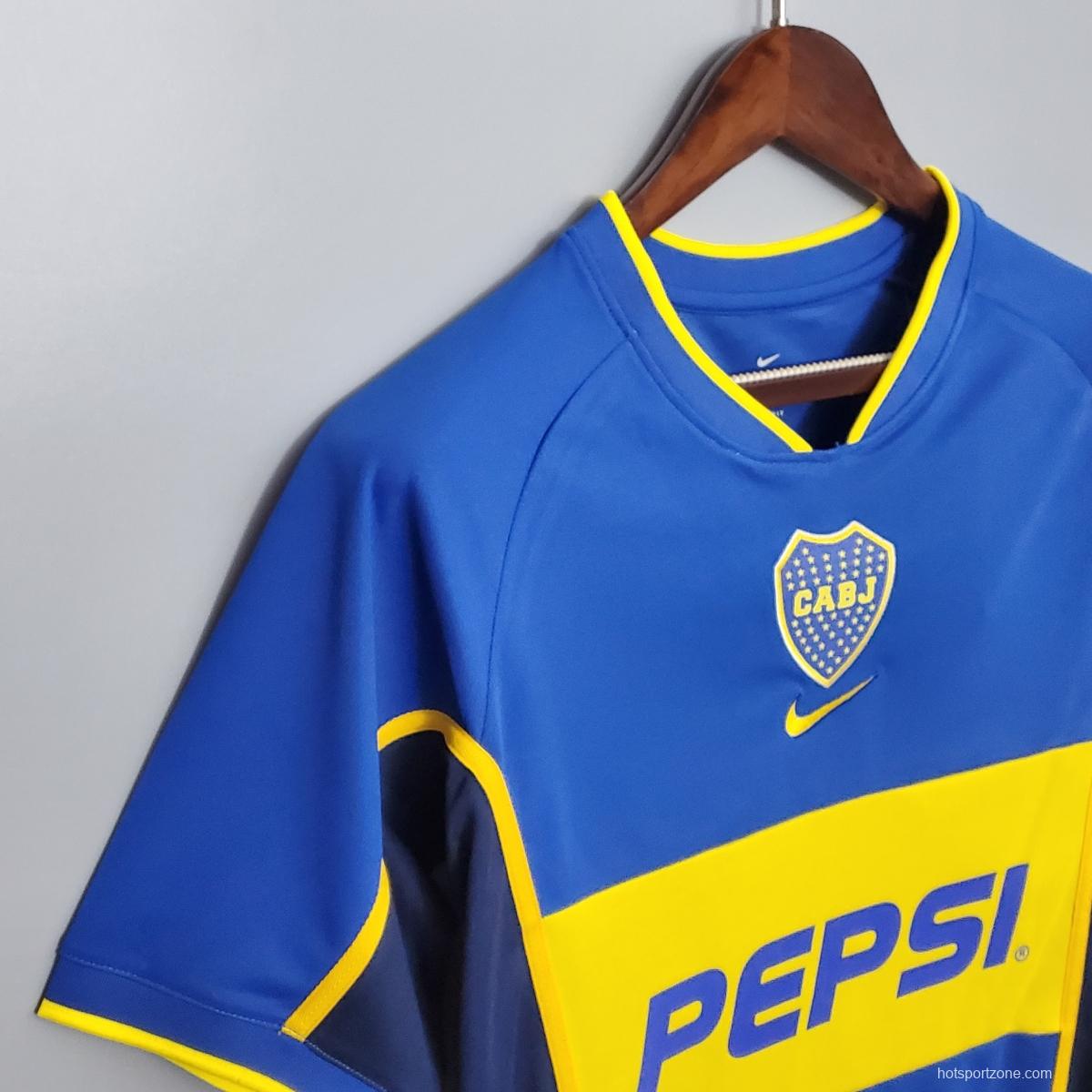 Retro 01/02 Boca Juniors Home Jersey