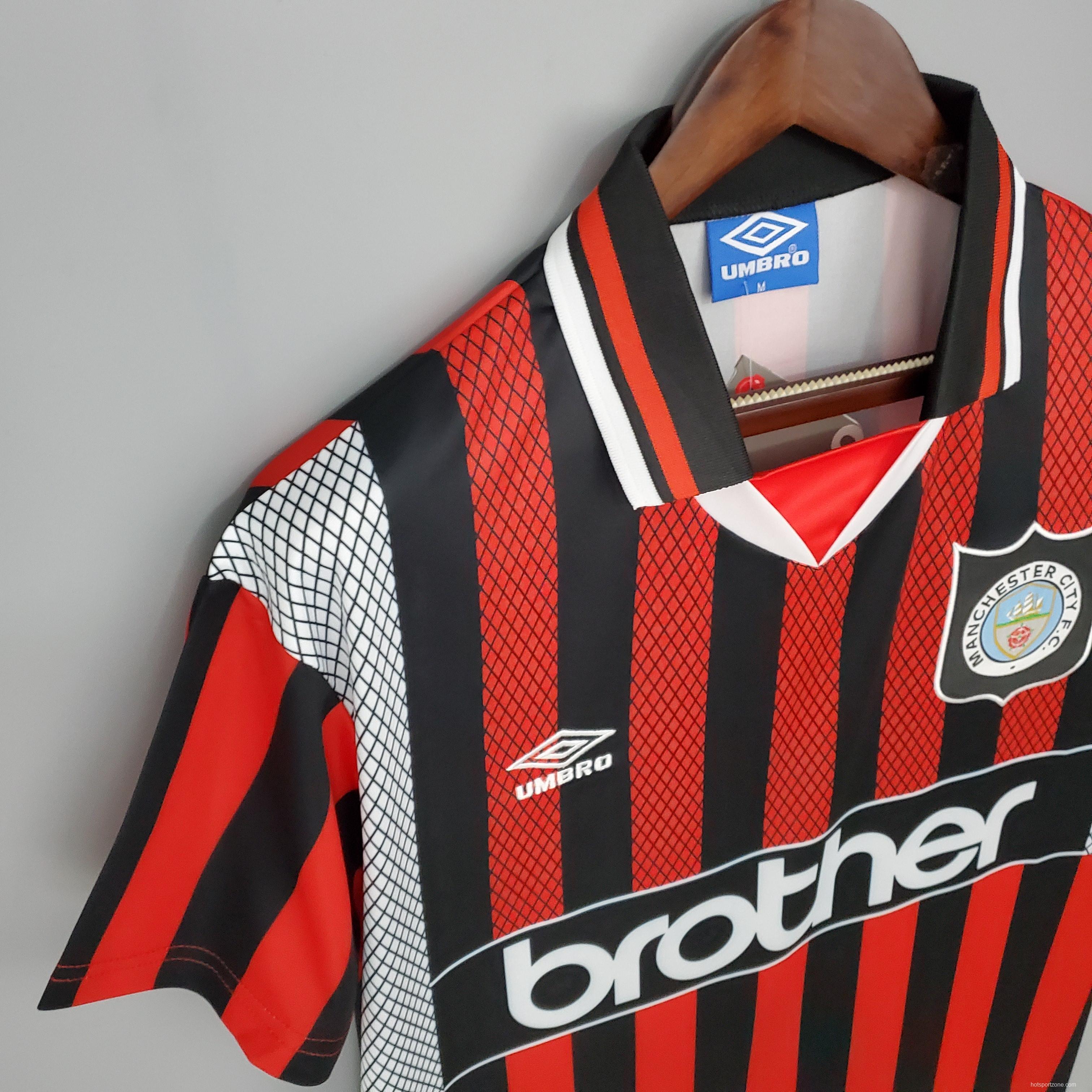 Retro 94/96 Manchester City away Soccer Jersey