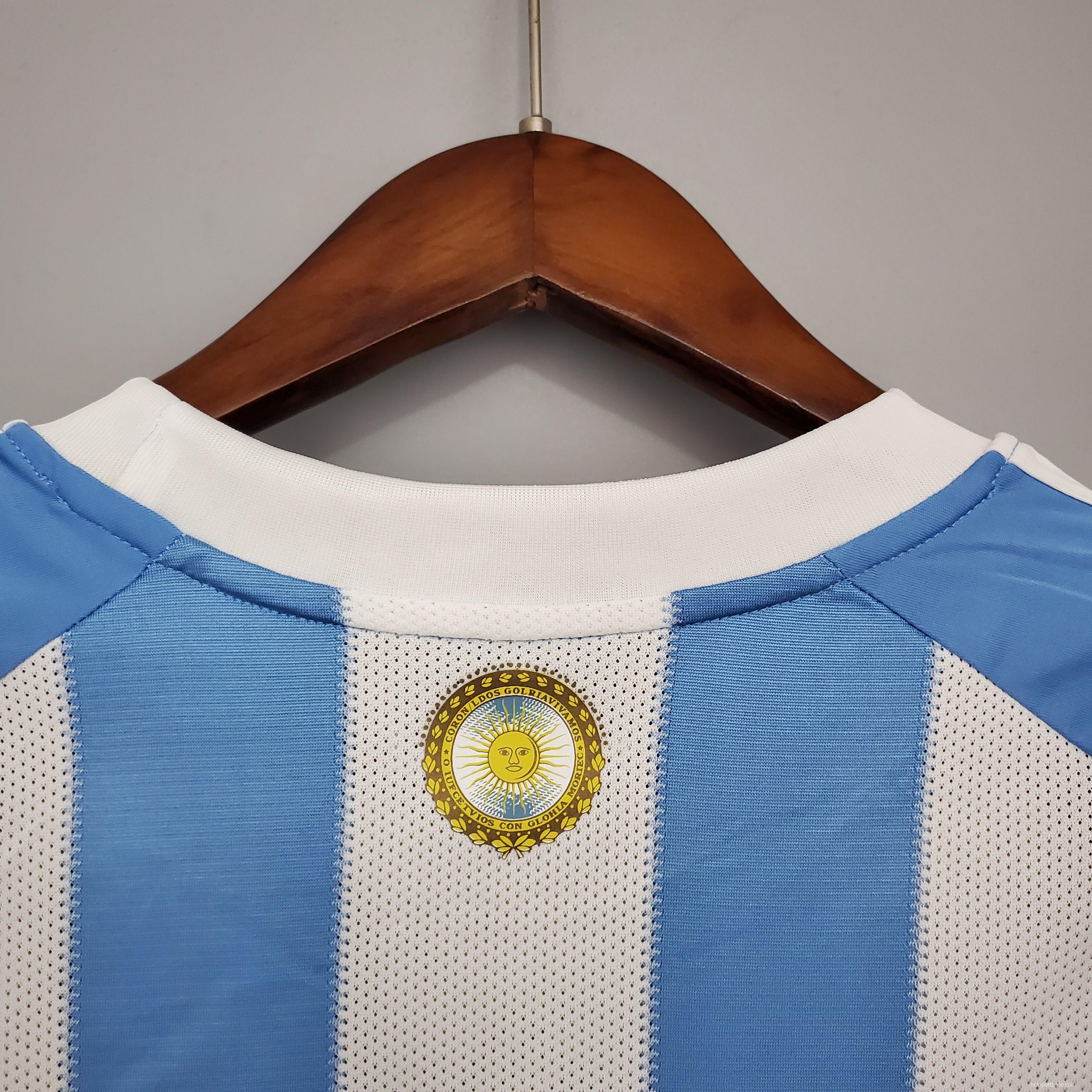Retro 2010 Argentina home Soccer Jersey