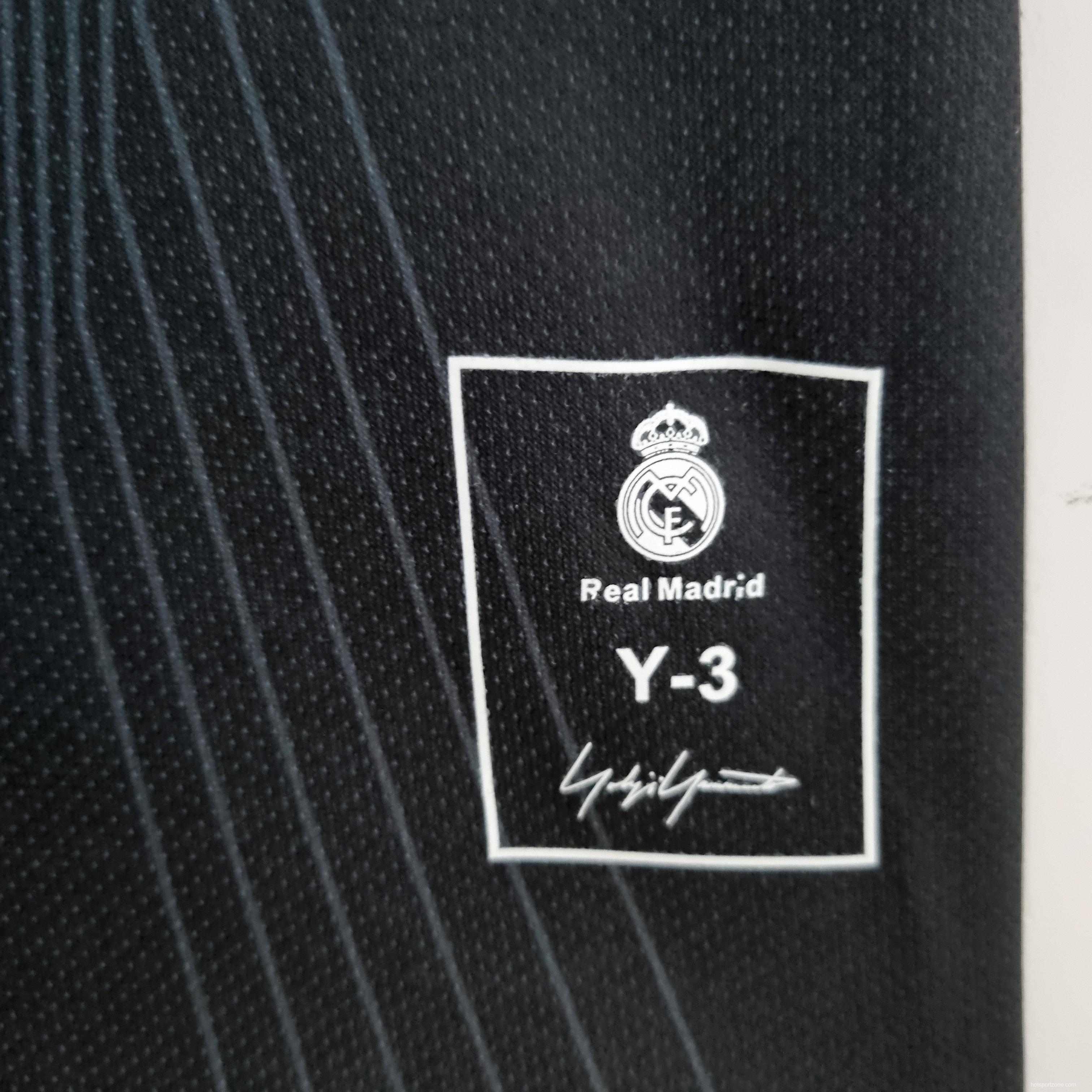 2022 Real Madrid Y3 Edition Black Soccer Jersey