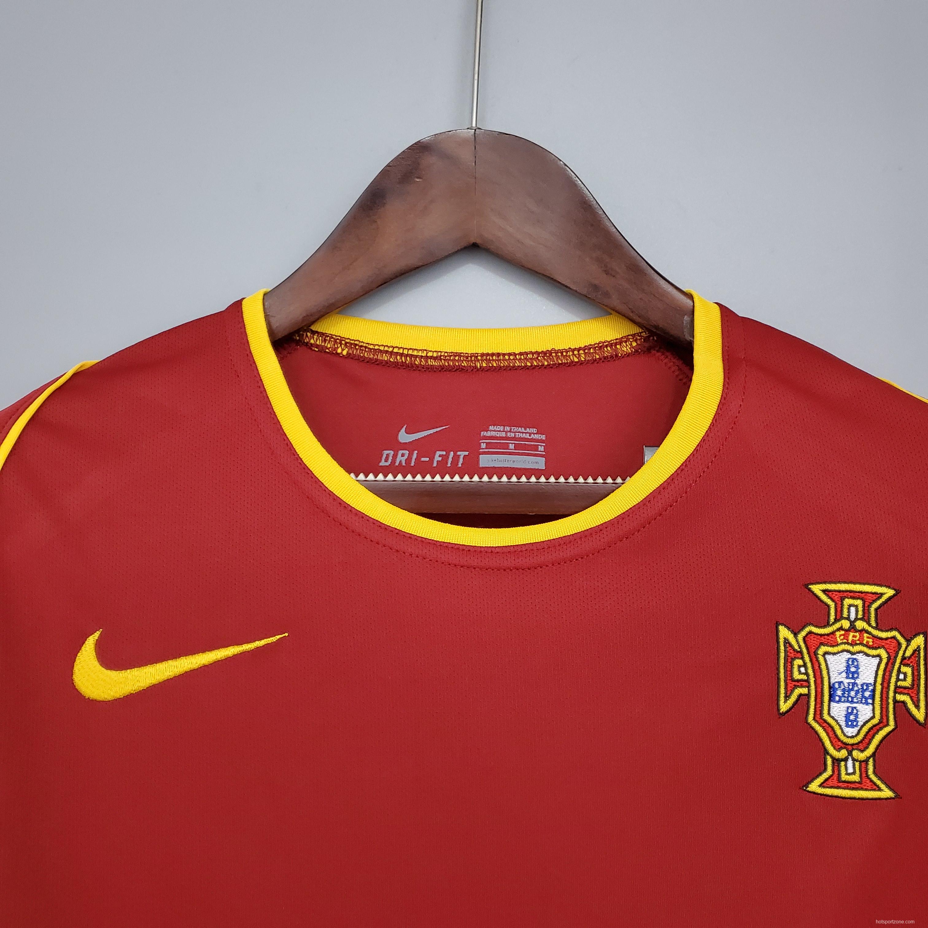 Retro Portugal 2002 home Soccer Jersey