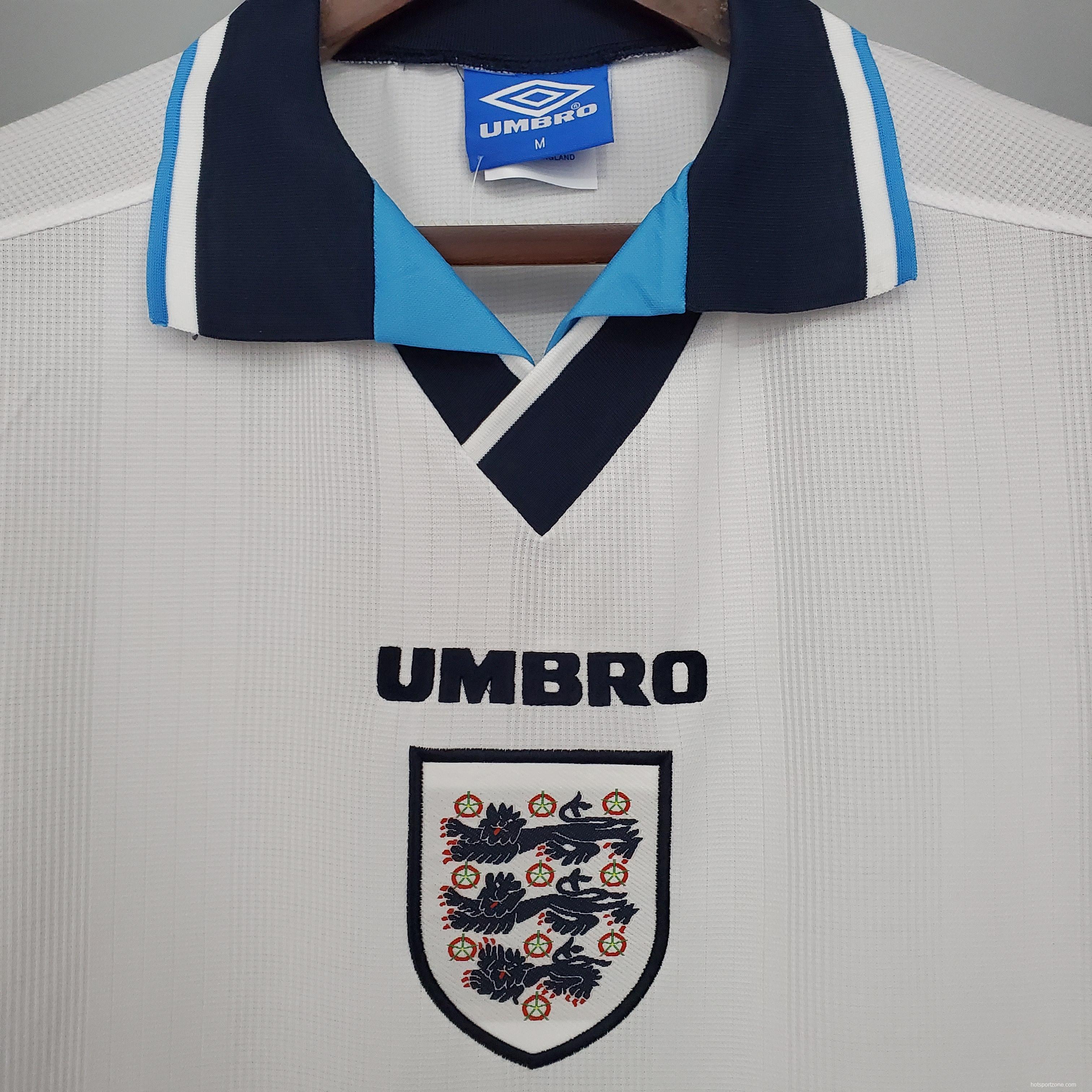 Retro England 1996 home Soccer Jersey