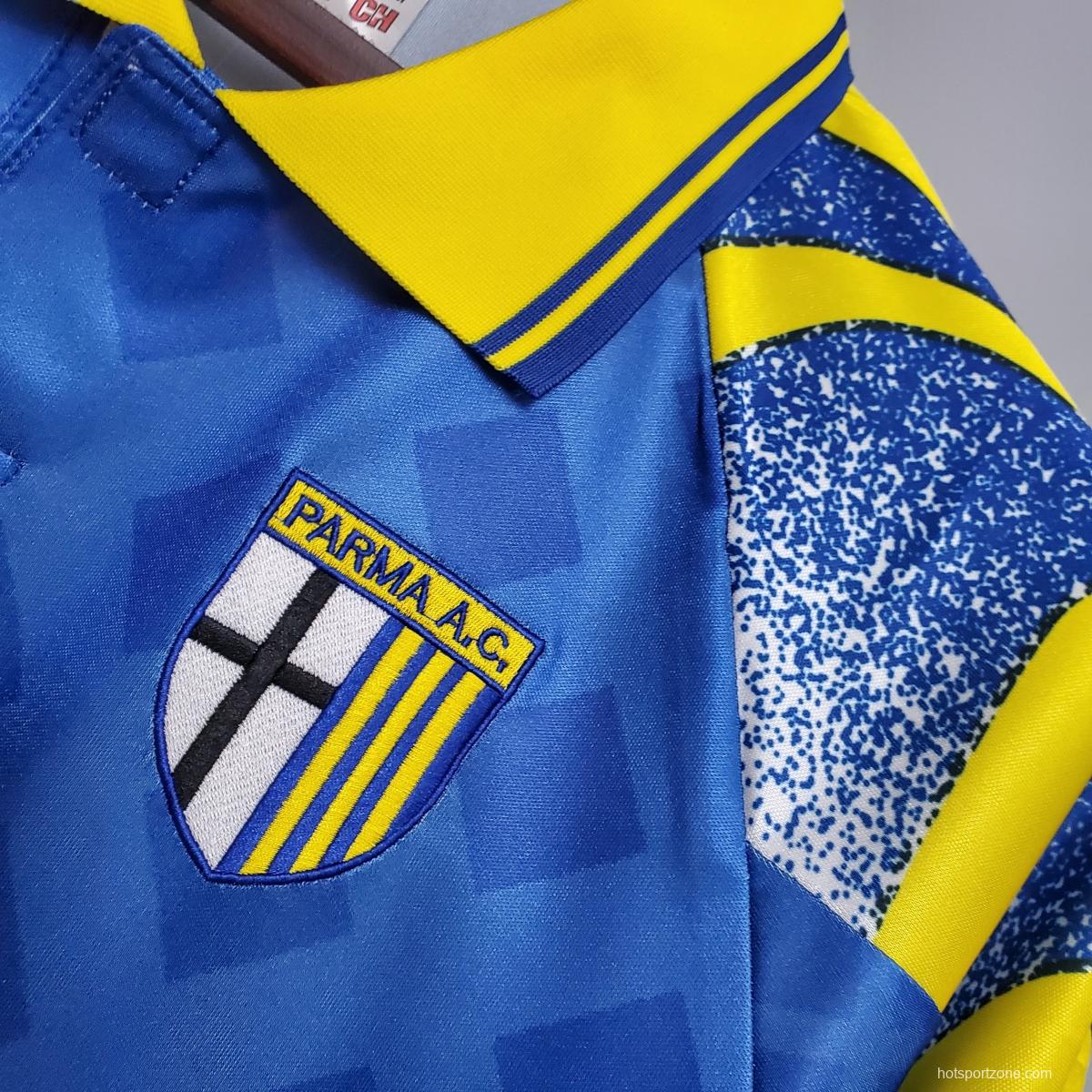 Retro Parma 95/97 Blue Soccer Jersey