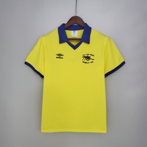 Retro Arsenal 71/79 away yellow Soccer Jersey