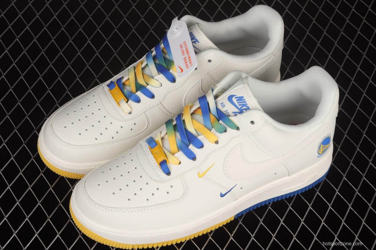 NIKE Air Force 11607 Low Milan Yellow Golden State Warriors City limits Air Force low-top casual board shoes GS6638-150