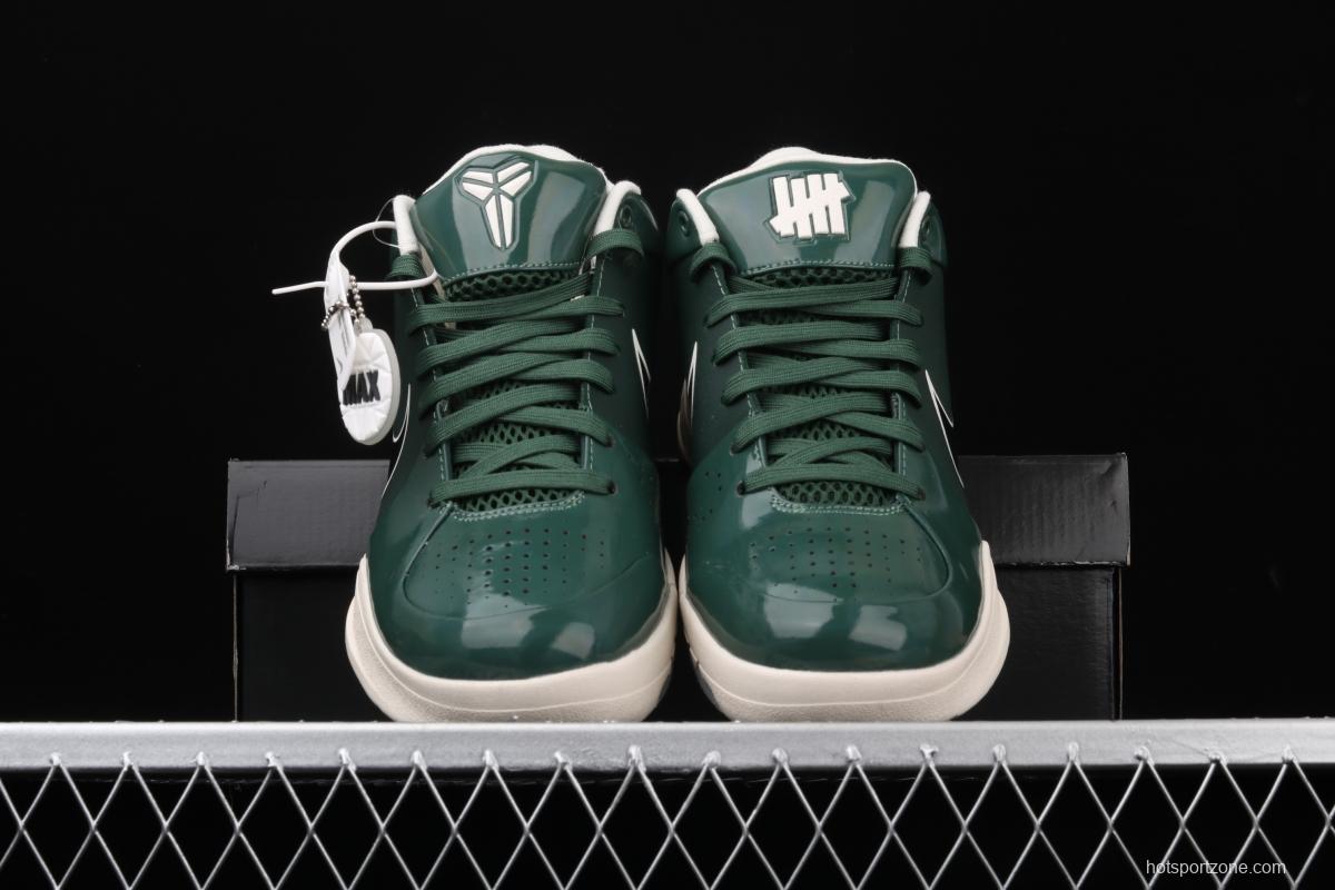 NIKE Zoom Kobe 4 Protro UNDEFEATED Kobe Bryant four generations of joint dark green low-top men's basketball shoes CQ3869-301