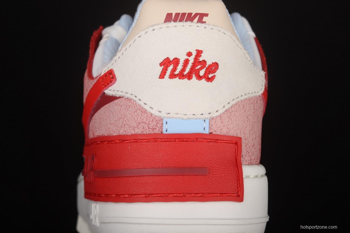 NIKE Air Force 1 ShAdidasow light weight heightened low-top 100-top board shoes CI0919-108