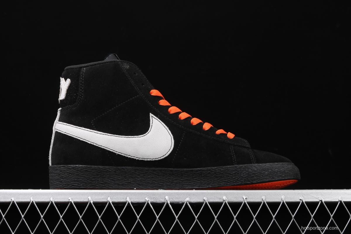 NIKE Blazer Mid Retro Trail Blazers high-top casual board shoes AT9978-001