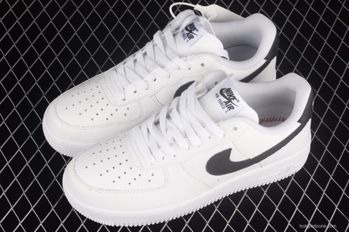 NIKE Air Force 1o07 Low AN20 classic white and black low-top casual board shoes CT2302-100