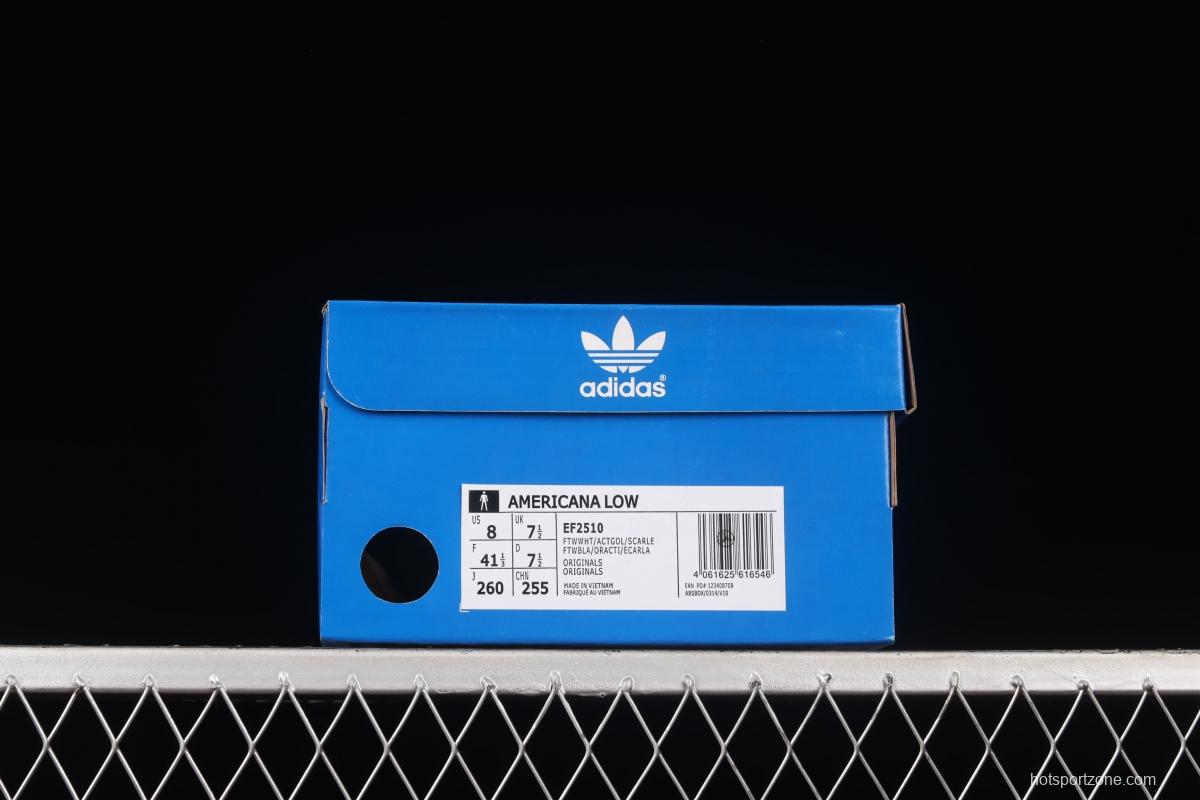 Adidas Originals Americana low EF2510 clover breathable fabric face campus wind low upper board shoes