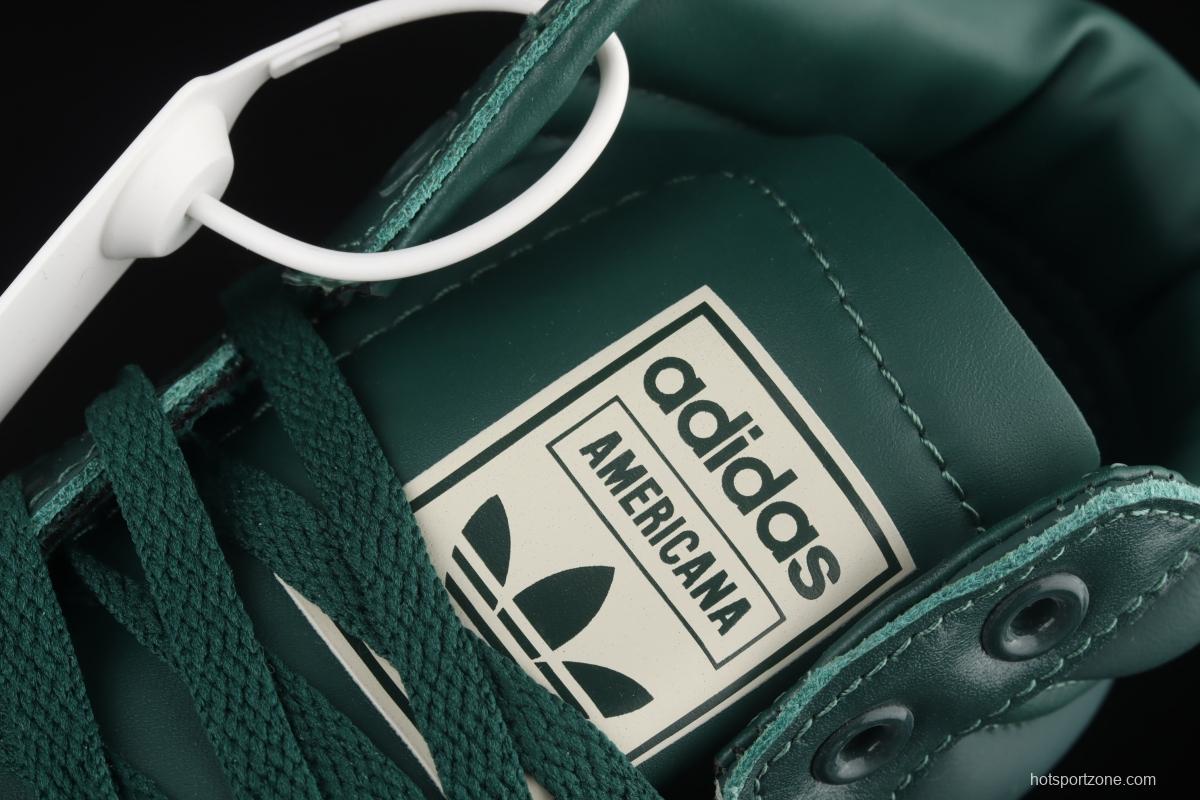 Adidas Originals Americana Hi EF2806 clover breathable fabric face campus wind high upper board shoes