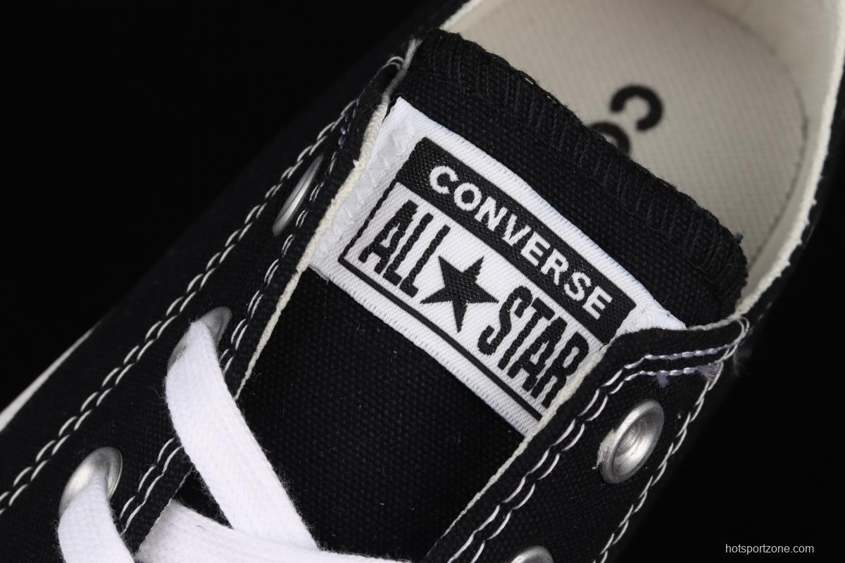 Converse Chuck Taylor All Star Lugged Move OX Converse black and white thick soled heightening shoes 567681C