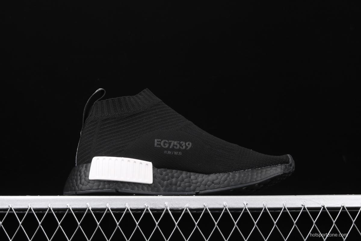 Adidas NMD CS1 competes for Cloud Black EG7539 stretch knitted sock shoes