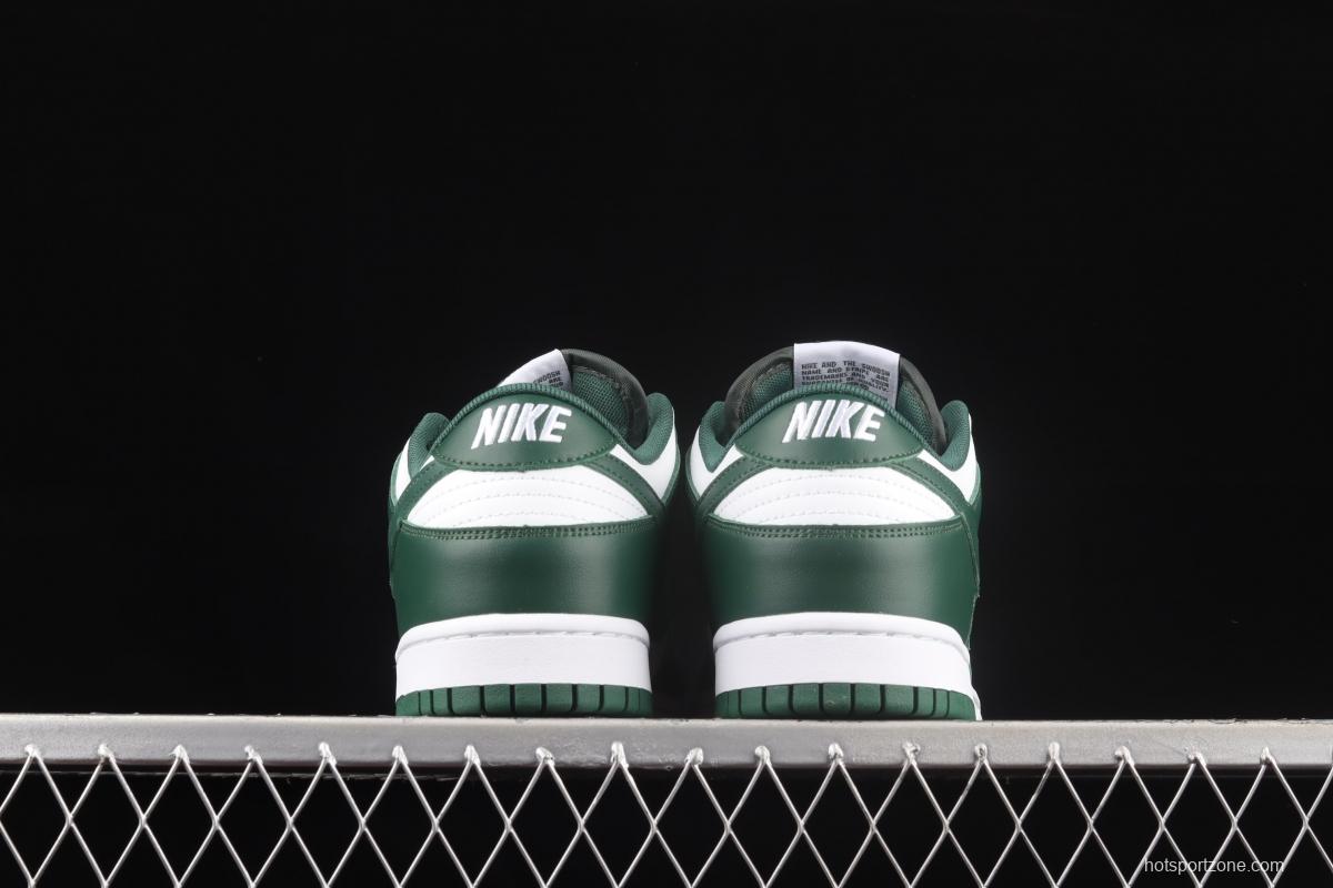 NIKE SB DUNK Low Team Green Michigan White and Green Slam Dunk Series low side Leisure Sports Skateboard shoes DD1391-101