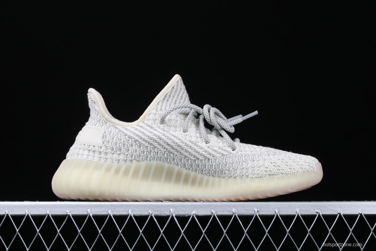 Adidas Yeezy 350 Boost V2 FV3254 Darth Coconut 350 second generation beard white hollowed-out star color