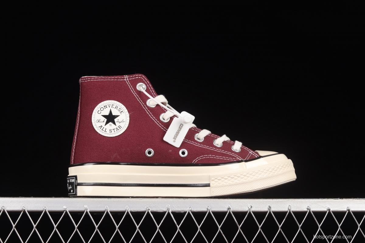 Converse 1970s Evergreen high-top vulcanized casual shoes 171567C