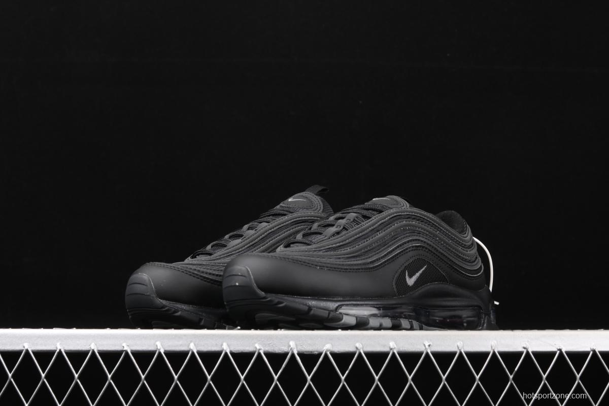 NIKE Air Max 973M reflective all-black bullet air cushion running shoes 921733-001