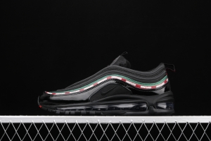 NIKE Air Max 97 Undefeated co-signed black and green bullets 986-001