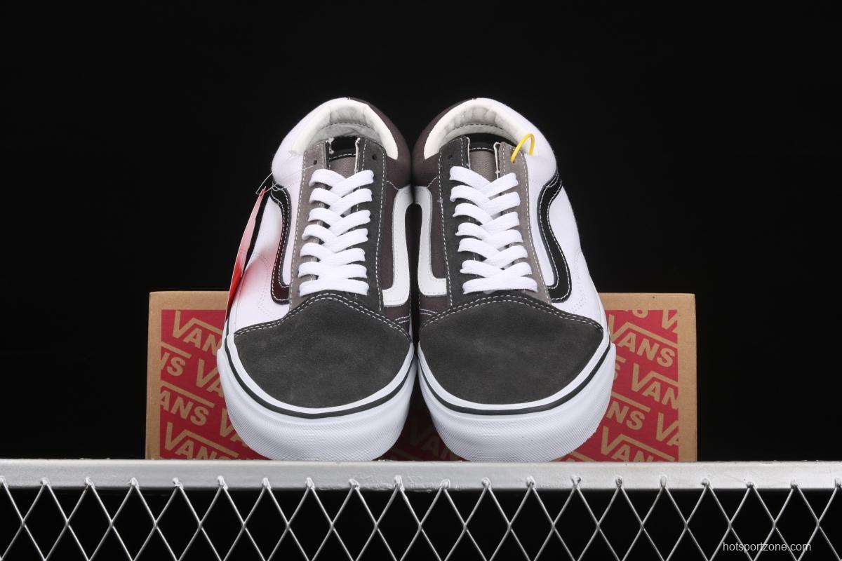 Vans Old Skool Vance black, white and gray color low-side vulcanized canvas casual shoes VN0A4BVAK10