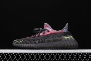 Adidas Yeezy Boost 350V2 Yecheil FX4145 Darth Coconut 350 second generation hollowed-out splicing colorful sky star color matching