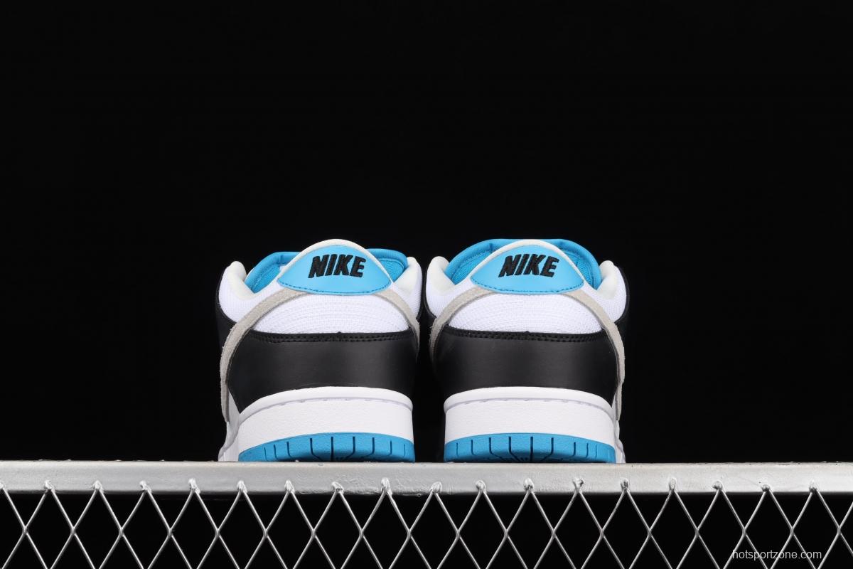 NIKE SB DUNK Low Prm laser blue color SB buckle rebound fashion casual board shoes BQ6817-101