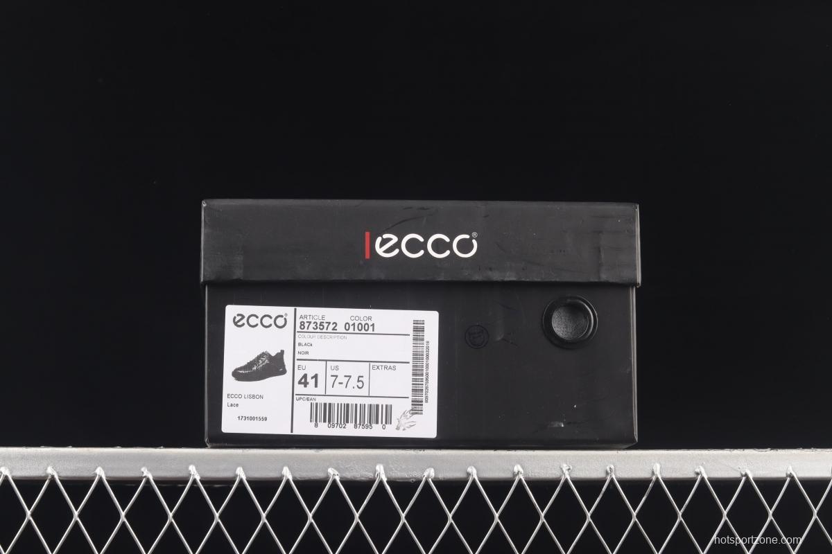 ECCO 2021 new Ruoku No. 8 series trend youth tie leisure sports men's shoes 87357201001