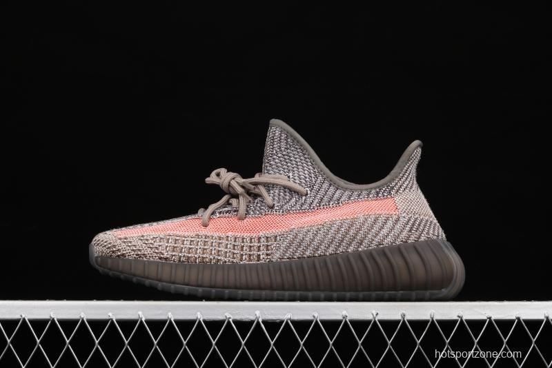 Adidas Yeezy 350 Boost V2 Ash Stone GW0089 Darth Coconut 350 second generation hollowed-out volcanic lime powder color BASF Boost original