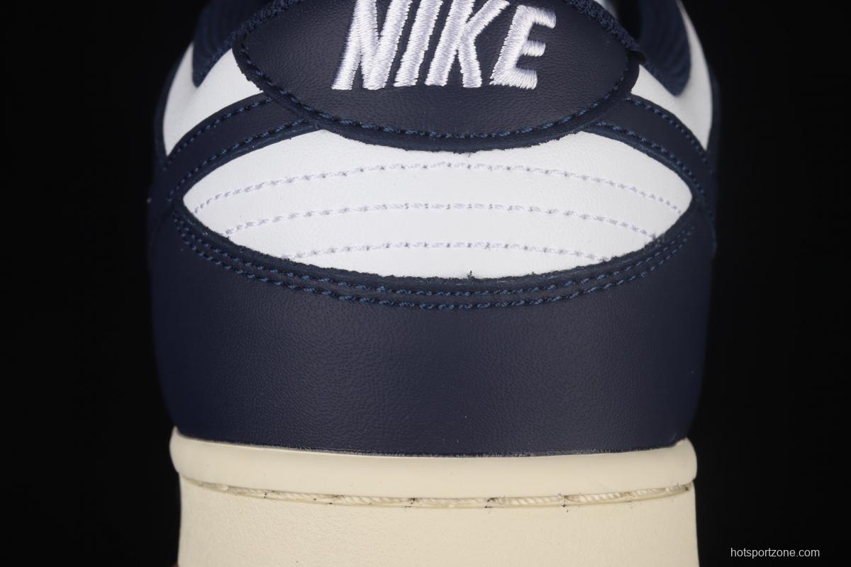 NIKE SB DUNK Low Navy Blue navy blue color SB buckle rebound fashion casual board shoes DD1503-115