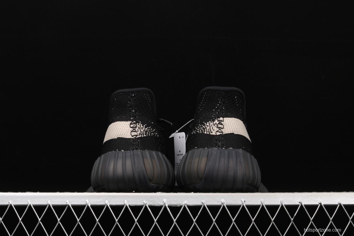 Adidas Yeezy 350V2 Real Boost Basf BY1604 Darth Coconut 350 second generation classic black and white color matching BASF Boost original