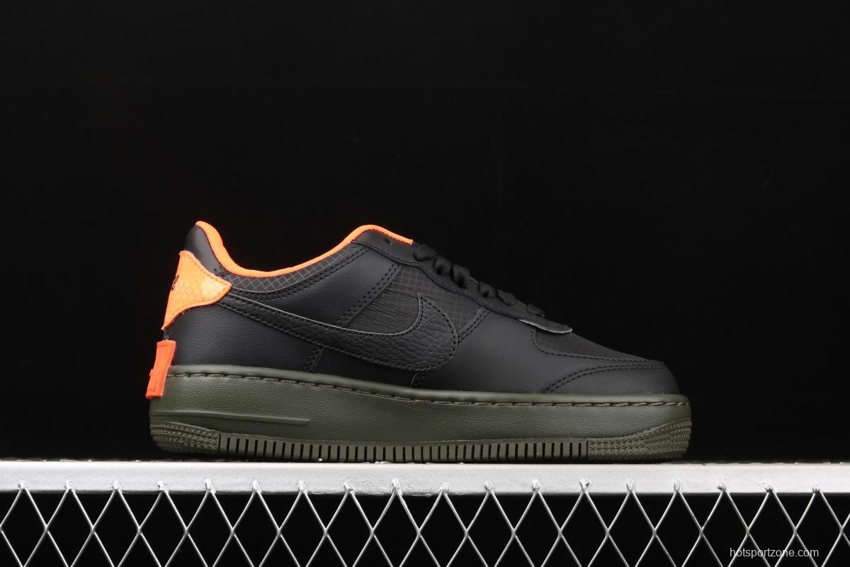 NIKE Air Force 1 ShAdidasow light weight heightened low-top 100-board shoes CQ3317-001