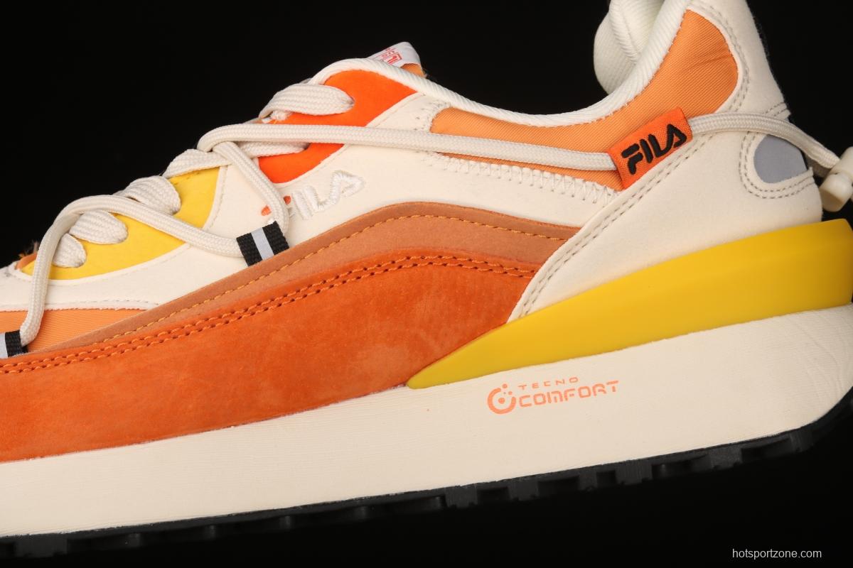 Fila Jogger spring and summer style orange soda hit color couple sports shoes T12W111108FGA