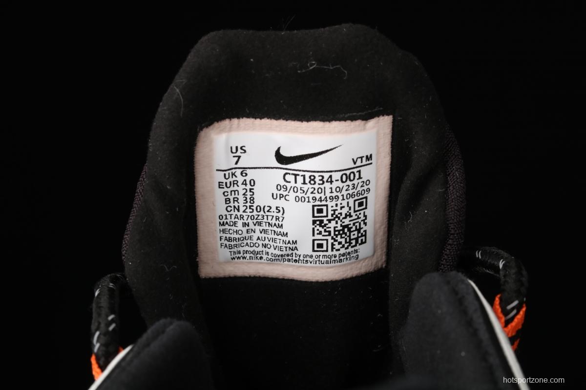 NIKE Air Max 270React new high-frequency mesh hollowing out function half-palm air cushion running shoes CT1834-001