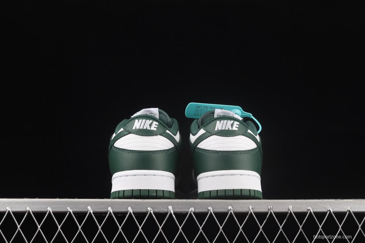 NIKE SB DUNK Low Team Green Michigan White and Green Slam Dunk Series low side Leisure Sports Skateboard shoes DD1391-101