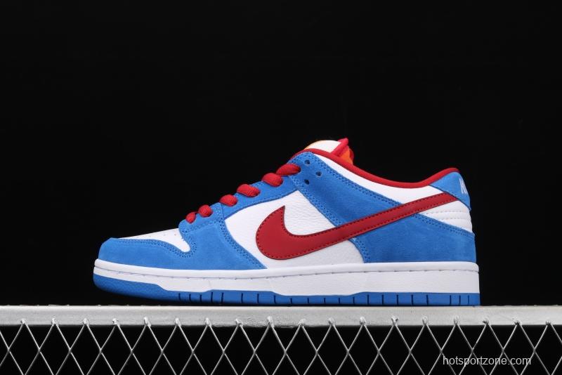 NIKE SB DUNK Low Doraemon robot cat theme color matching BQ6817-400