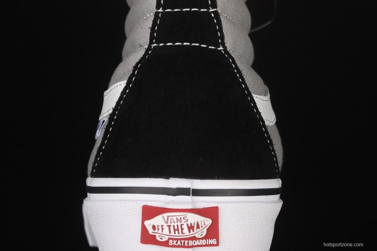 Vans Sk8-Hi black and gray color high-top casual board shoes VN0A45JD2LB