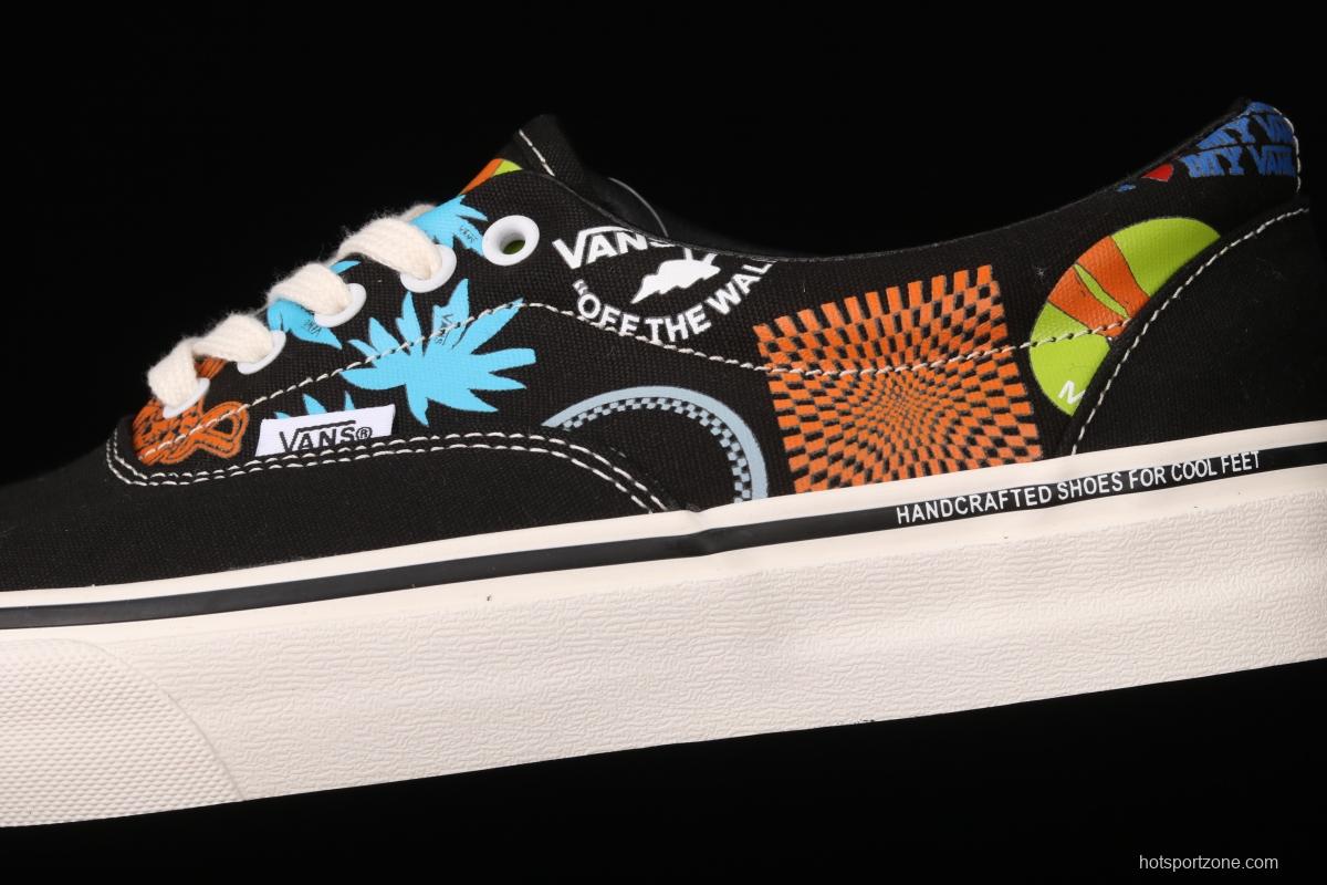 Vans Era Handcrafted Shoes For Cool Feet Anaheim handmade graffiti pictorial VN-0OZDGEX