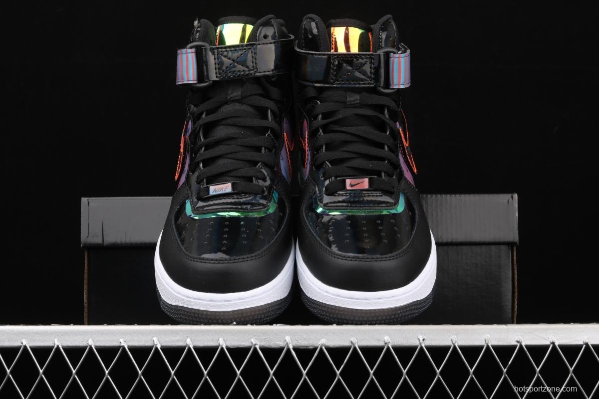 NIKE Air Force 11607 LV8 Good Game video game limits black dazzling laser Velcro high upper board shoes DC0831-101,