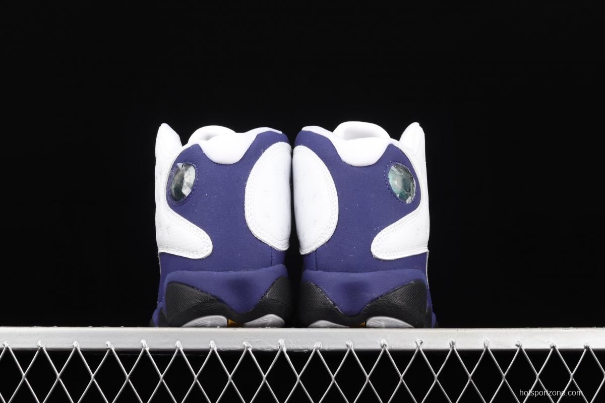 Air Jordan 13 Retro 3 White and purple 414571-105