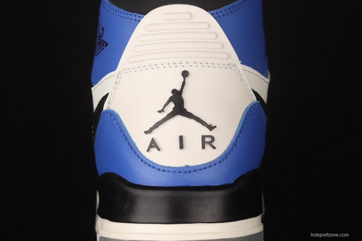 Jordan Legacy 312 white and blue color Velcro three-in-one board shoes AQ4160-104