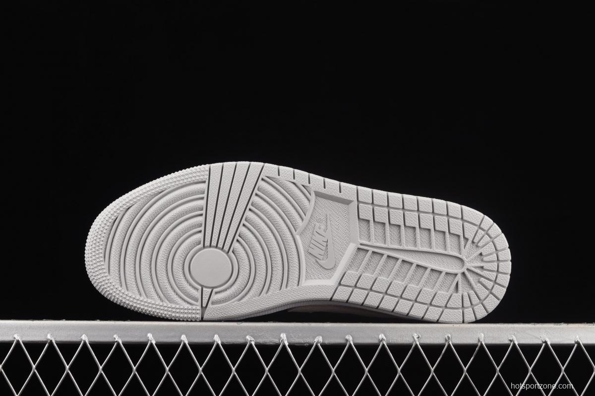 Air Jordan 1 Low low-top rice white ash culture leisure sports board shoes CZ0775-100